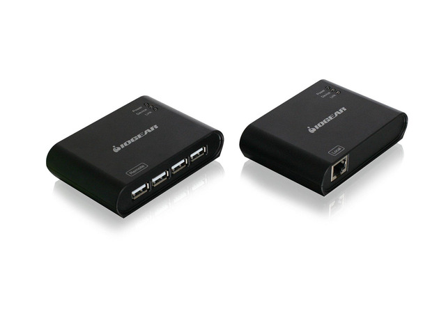USB 2.0 4 Port USB Extender - Up To 165Ft - Cat5, Cat5e or Cat6 Ethernet - High Speed (480Mbps) - Plug-n-Play - TAA compliant - Windows - MacOS -...
