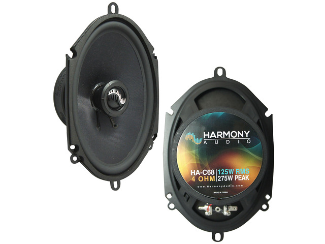 5x7 6x8 Speakers 275W Carbon Series Car Stereo Replacement Drop-in upgrade for worn factory door drivers, popular fit in older Ford and Mazda...