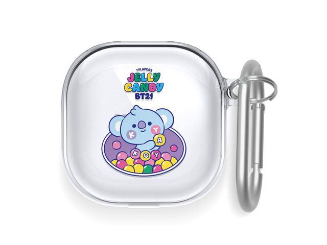 BT21 Case for Galaxy Buds FE, 2 Pro, 2, Pro, Live (2022) (2021) (2020) [Official Merchandise] (KOYA)