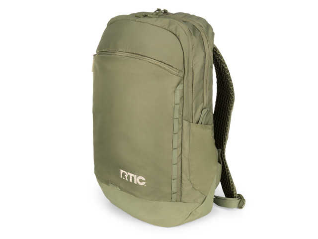 Road Trip Backpack Bag for Hiking, Travel, Computer, Business, Work, Commuting, Men, Women, Adults, Large, with Laptop Sleeve, Olive & Beach