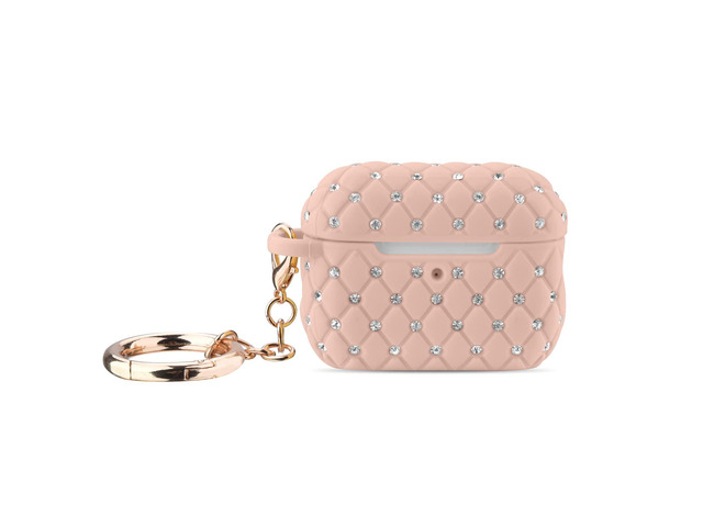 Case Compatible with AirPod Pro 2 Protective Cover with Keychain (516-Pink)
