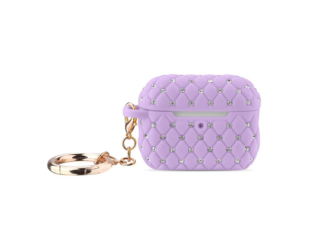Case Compatible with AirPod Pro 2 Protective Cover with Keychain (516-Lavender)