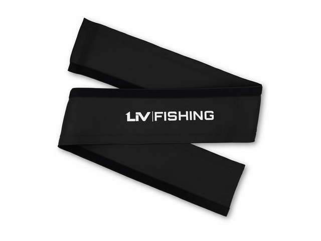 LIV Fishing Neoprene Outboard Motor Cable Sleeve, Black, 9in x 38in Engine Hose Cover. Available in Blue, Red, Black and Grey
