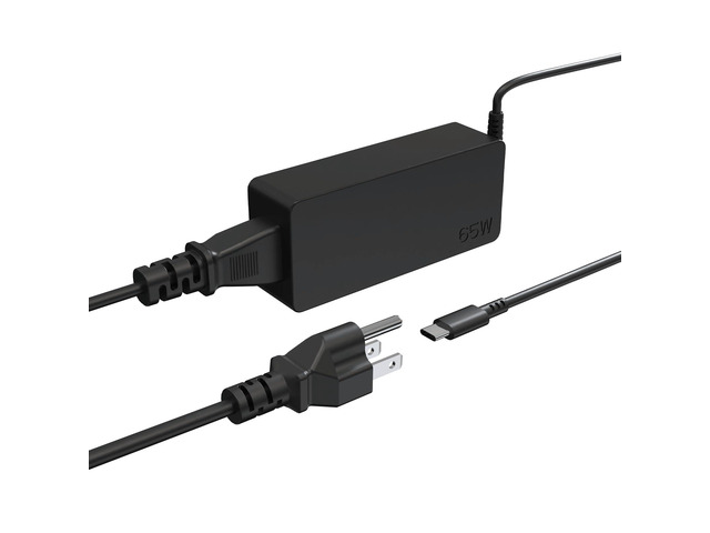 Universal 65W USB-C Laptop Charger fits for Lenovo/Dell/HP Samsung Asus for ThinkPad/ Yoga, Latitude/ Chromebook, Computer Charger USB C for...