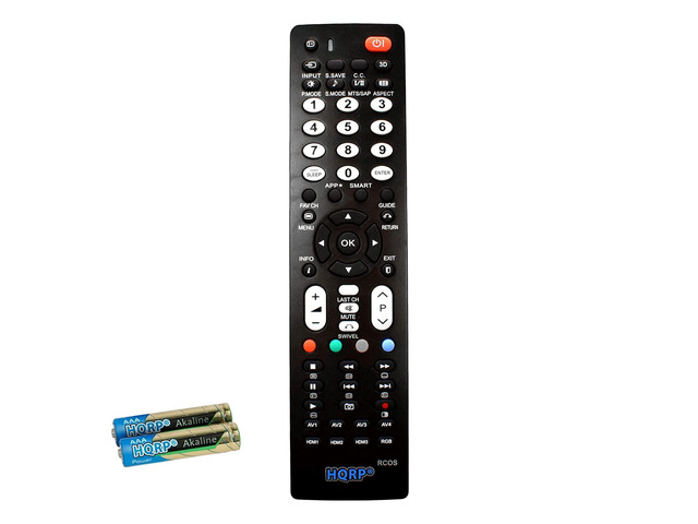 Remote Control Compatible with Hitachi CLE-960 HL02121 CLU-49121S 44HDF52 50HDA39 50V710 50V715 50V720 50VF820 LCD LED HD TV Smart 1080p 3D Ultra...