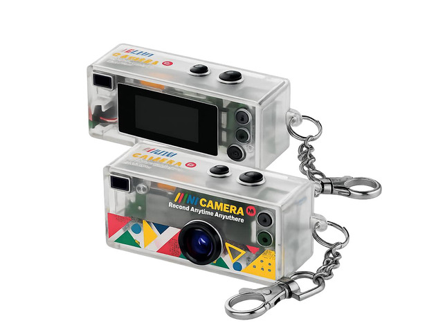 CharmSnap Mini Keychain Camera, 1080P HD Digital Camera, 2MP Point & Shoot, Portable Pocket Camera for Kids & Travel, Wide Angle Lens, USB-C...