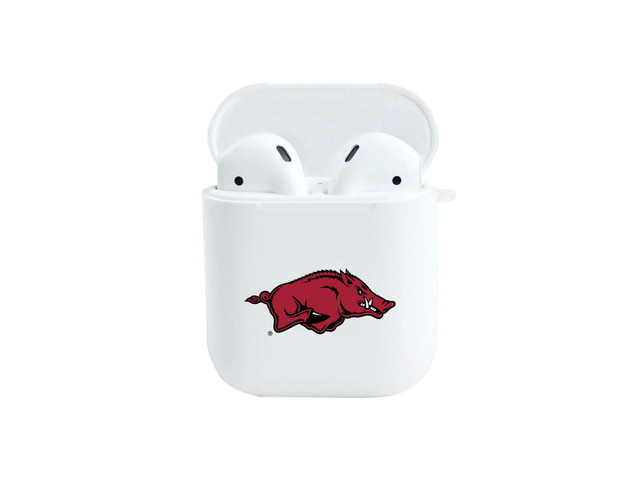 University of Arkansas - Fayetteville - Airpod Case (TPU), Frosted White, Classic
