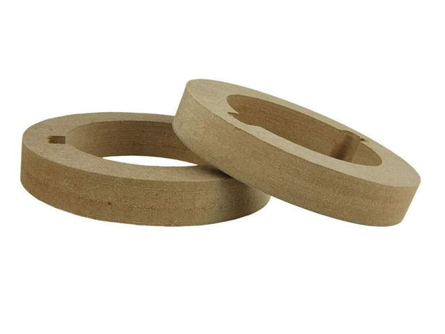 Custom MDF Tweeter Adapter Rings 2.91' ID x 4.33' OD Car Audio Installation (1 Pair)
