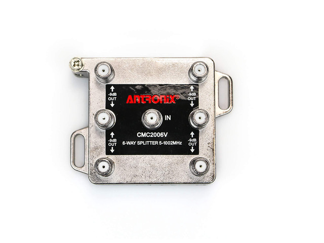 6-way RG6 Splitter Coaxial Signal CMC2006V Cable HDTV 1GHz 1002MHz
