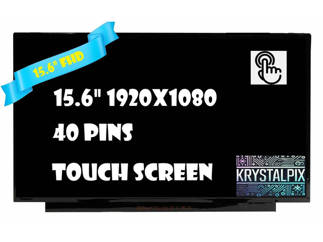 New LCD Display FITS- Replacement Touch LCD for HP 15-fd0127dx LCD LED Touch Screen 15.6' FHD 1920X1080 LCD Touch Screen On-Cell Touch Panel New