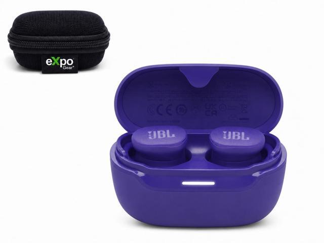 Endurance Race 2 Case Bundle (Purple) True Wireless Sport Earbuds with Expo Gear Weather-Resistant Hard-Shell Case