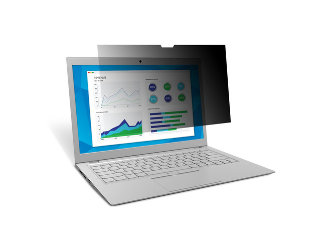 Privacy Filter for 13.3 Inch Widescreen Laptop, COMPLY Attachment for Flip-Share, Reversible Gloss/Matte, Reduces Blue Light, Screen Protection,...