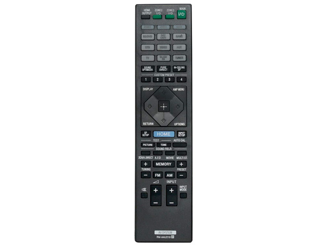 New RM-AAU210 Replace Remote for Sony STR-ZA1000ES, STR-ZA2000ES, STR-ZA3000ES Home Theatre AV Receiver, No Programming Needed, 2 x 1.5V AAA...