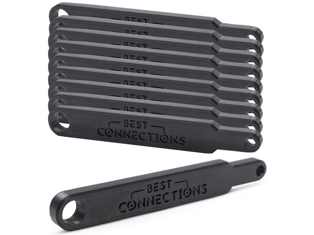 Split Loom Wire Installation Tool for 1/4'' - 3/4'' Looms - (10 Pack), Black, BC-LM-TOOLX10