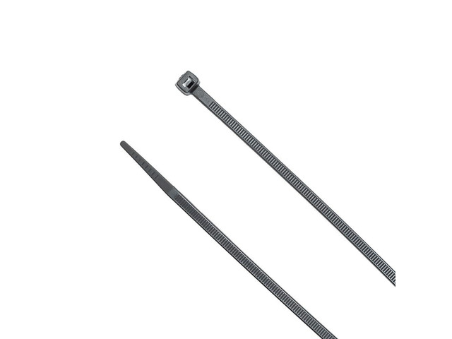 8-Inch Black Nylon Multi-Purpose Zip Ties - 75-lb Tensile Strength Cord Management - UL 21S Listed Tie Wraps - UV Resistant, Indoor & Outdoor...