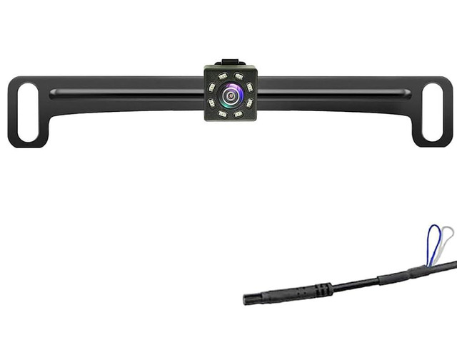 Backup Camera HD Rear Front View License Plate Night Vision Waterproof Compatible with BOSS Car Radio BE7ACP-C BE7ACP-SD BV9351B BV9358B BV9364B...