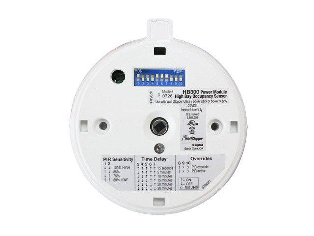 Wattstopper HB-300 High Bay Occupancy Sensor Standard Module Fixture Mount 24VDC Indoor Use, White