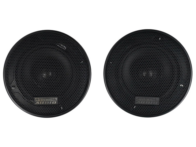 Pair E-5.25CX 5.25-Inch 50 Watt RMS Coaxial Car Audio Speakers, Titanium Dome Tweeters, Polypropylene Cones, Grilles Included