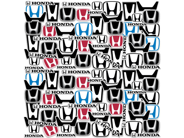 Honda Logo 150 Vinyl Stickers Waterproof Die-Cut Decals Laptop Water Bottle