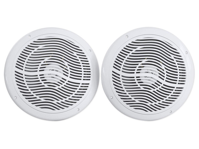 Pair RMC80W 8' 800W Marine Boat Speakers, 4 Ohm, Waterproof, UV-Resistant, Clear Sound, Durable Build for Boating and Outdoor Audio