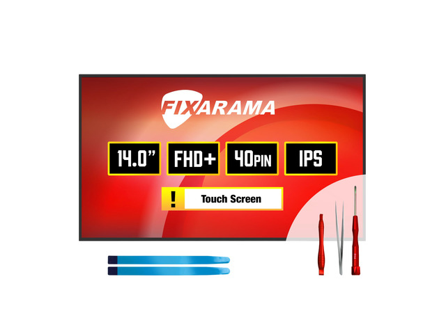 Screen Replacement for BOE NV140WUM-T04 V3.0 Grade A+ 40pin Touch FHD+ 1920x1200 60Hz Matte IPS 14.0' LED LCD Display with Tools Tape