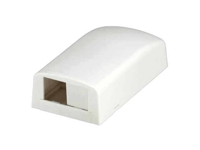 Surface Mount Box,Mini Com,2Port,White 4024302_Brand_Index3-1 Each