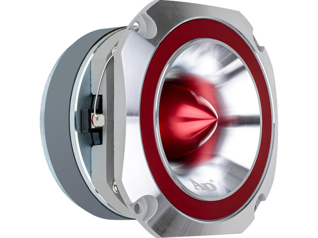 Heavy Duty Super Tweeter (ATR-4053-RED), 400 Watts, Die Cast Aluminum Frame, Candy Red, Diamond Chrome Cutting Fnish, 1.5 Kapton Voice Coil, 4-8 Ohms