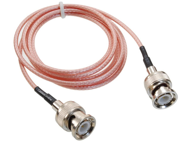 CablesOnline, 4ft. BNC Male to BNC Male RG316 Coax Low Loss RF Cable, RF-BC104