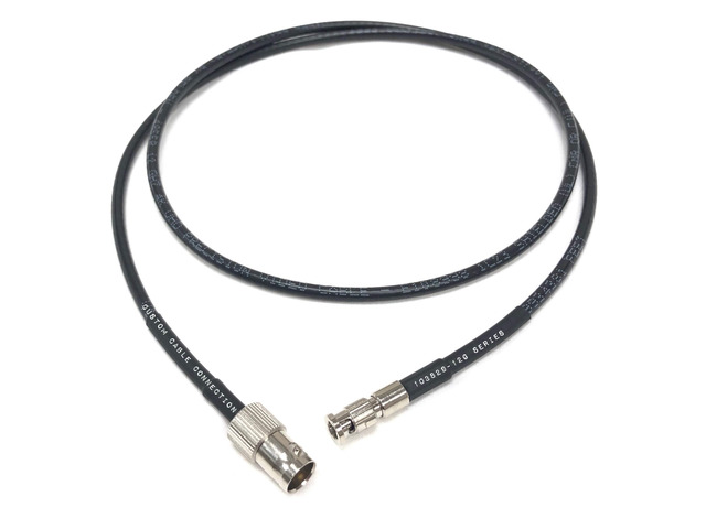 10 Foot Belden 4855R 12G Rated Standard BNC Female to High Density Micro BNC Male 3G/6G/12G HD-SDI Mini RG59 Video Adapter Cable