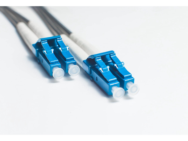 1M OS2 LC LC Fiber Optic Cable Armored LSZH 10Gb Duplex 9/125 LC to LC Singlemode Jumper 1 Meter (3.28ft) 1/10gsmf sfp 10gbase ls0h Armor ofnr...