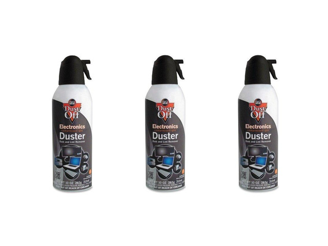 Dust-Off sjMFku Compressed Gas Duster, 10 oz (3 Pack)