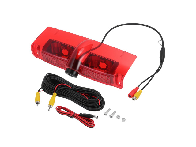 Brake Light Rear View Backup Camera for Chevrolet Express 03-19 for GMC Savana 1500 2500 3500 2003-2019, Park assist reverse camera replacement