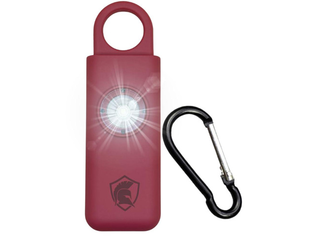 The Original Personal Safety Alarm for Women - Loud Siren, Strobe Light and Key Chain 2.0 Version (Red)