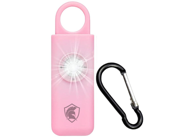 The Original Personal Safety Alarm for Women - Loud Siren, Strobe Light and Key Chain 2.0 Version (Pink)