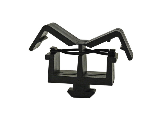 8020, 12319, 15 40 Series, Cable and Wire Management Clip, Drop in, Wire Organization for Aluminum Extrusions Black Nylon (10 Pack)