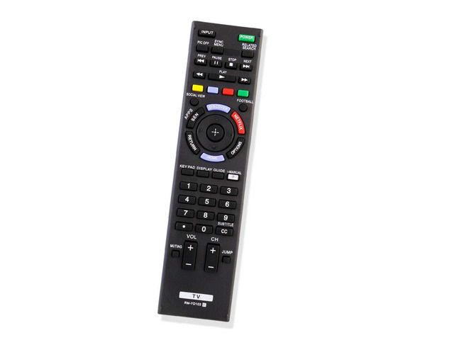 RM-YD103 Replace Remote for Sony Bravia TV KDL-60W630B KDL-60W630B2 XBR-55X800B