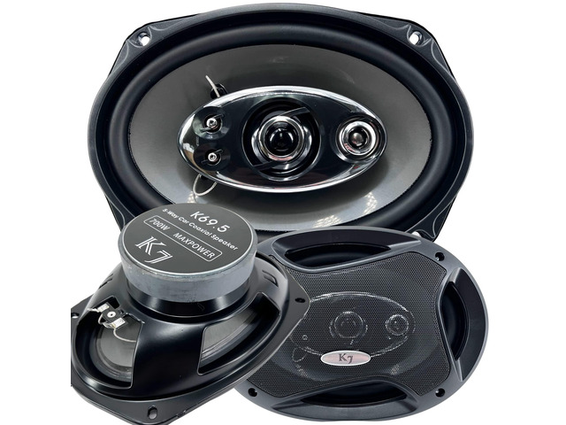 2X K7 Pair of K69.5 6x9-inchs 6'X9' 700w 5-Way Car Coaxial Professional High Performance Speaker System