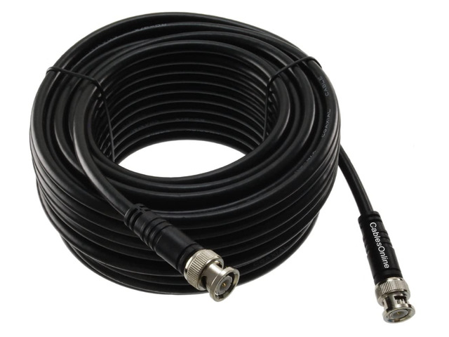 CablesOnline, 40ft RG8X Pure Copper with BNC Male to BNC Male Connector 50 ohm Coaxial Cable, R-BX040C
