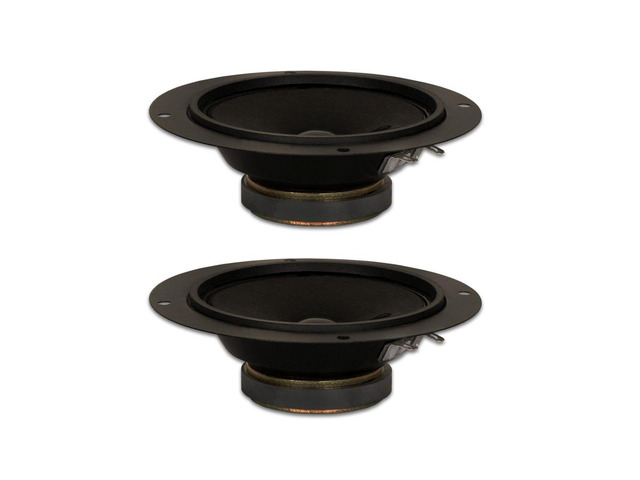2 GM-35 Black 5.25' Cone Midranges 80 Watt each 8ohm Replacement Mids