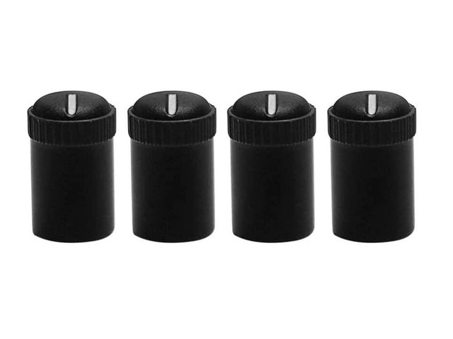 Car Equipment Stereo Speaker Fade, Balance, Bass, and Treble Control Knob Replacement Set [4 PCS] Compatible with Select 1995-2005 Chevrolet...