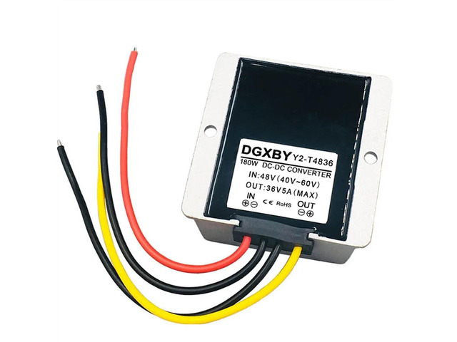 48V to 36V 5A 8A 10A 15A 20A DC Step-Down Power Supply Module 40V~60V to 36V DC-DC Regulator Converter(48V to 36V 5A)