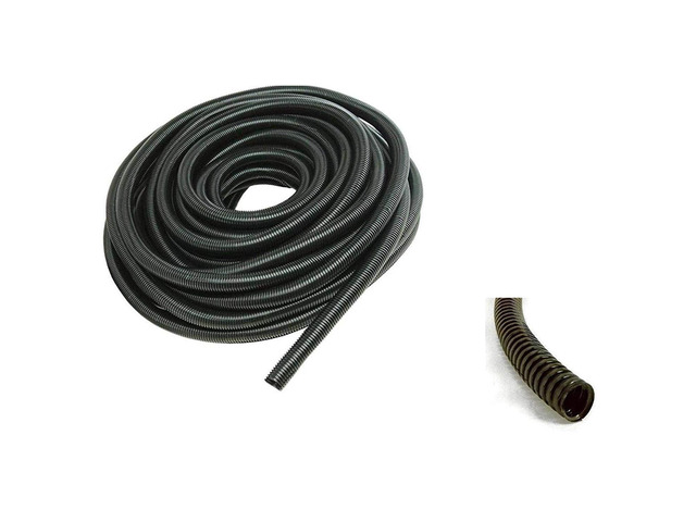 1 Inch Split Wire Loom Black 10' Feet 1' Tubing Hose Cover Auto Home Marine