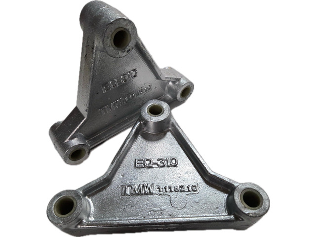 EQ-310 (Silver) Double Eyed Equalizer, Hot Dip Galvanized Finish, w/bushings