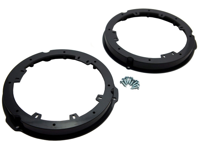 Fits 2015-2018 Ford F-150 Rear 6.5' Speaker Adapter Kit Truck stereo upgrade mounting plates, factory install, 6.5 inch spacer brackets, coaxial...