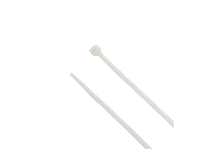 8-Inch Natural Multi-Purpose Zip Ties - 75-lb Tensile Strength Cord Management - UL 21S Listed Tie Wraps - Indoor Multi-Purpose (100-Pack)
