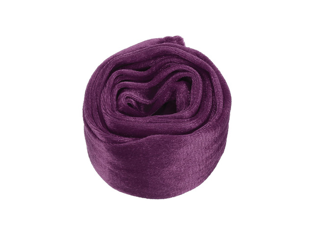 5.9ft Chandelier Chain Cord Cover, Velvet Cloth Fabric Chain Sleeve Decorative Cord Covers for Chandelier Wires Swing Cable, Zipper Style, Purple