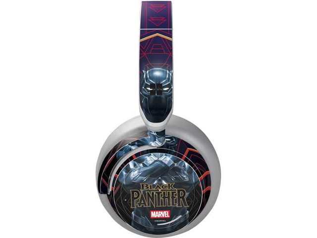 Decal Audio Skin Compatible with Surface Headphones - Officially Licensed Marvel Black Panther Wakanda Salute Design