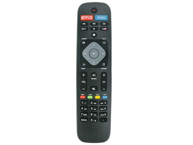 Remote Replace for Philips TV 65PFL8900/F7 55PFL5601/F7 49PFL7900/F7 55PFL7900/F