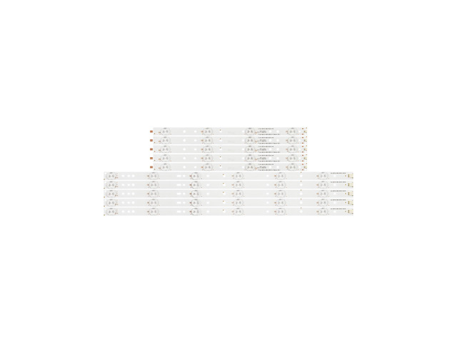 5pcs LED Backlight Strips for GJ-2K16-430-D510-V4 LBM420P1001-DM-2 LBM430P1001-AJ-3S LC-43LB481U LC-43LB481C LC-43LB371U LC-43LB371C Philips...