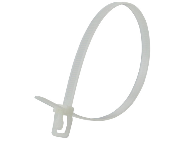 WorkTie 24 Inch Natural Releasable Tie - 10 Pack